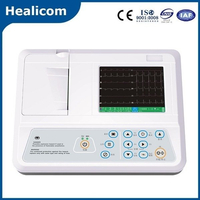 Macchina portatile dell'elettrocardiografo di Digital ECG di canale dell'attrezzatura medica dell'ospedale HE-03B 3 con il prezzo poco costoso