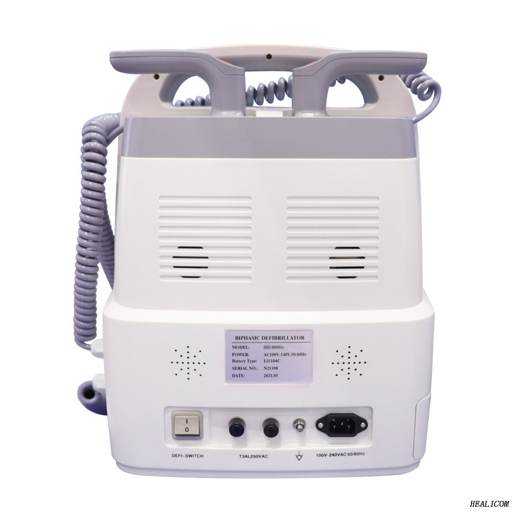 Monitor esterno portatile per defibrillatore cardiaco di emergenza bifasico HC-8000D