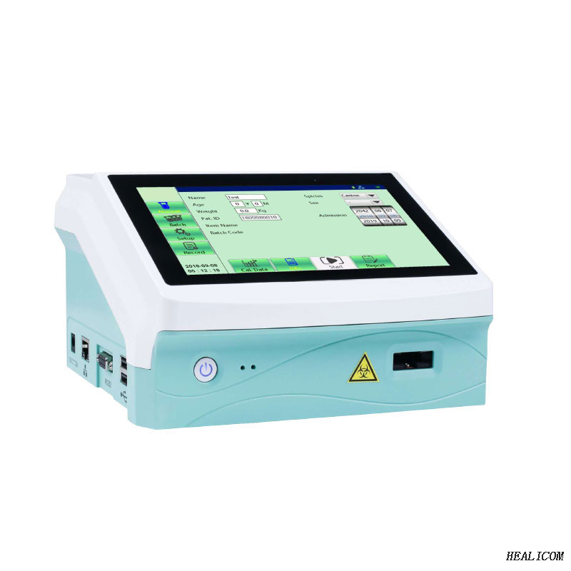 Analizzatore di progesterone canino portatile con touch screen medico veterinario di alta qualità WIF-10 con carta reagente di prova