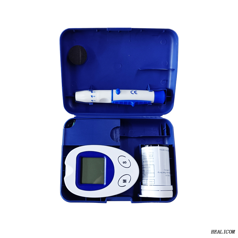 CE Portable BG-101 Blood Glucometer Test Equipment Sistema di monitoraggio della glicemia