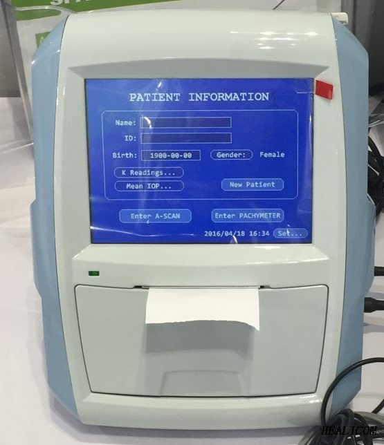 Sistema di scansione oftalmico a/b della Cina ad ultrasuoni oftalmici portatile di buona qualità HO-100